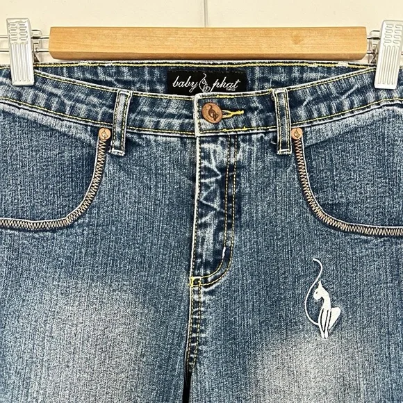 Y2K denim capri by Baby Phat - Picture 2 of 5